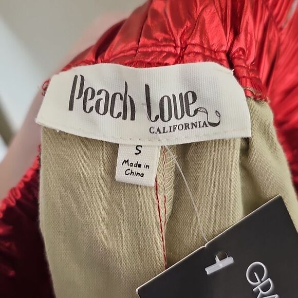 NWT Game Day Shiny Red Skort Shorts Arkansas Ole Miss Oklahoma Nebraska Georgia - Picture 7 of 8